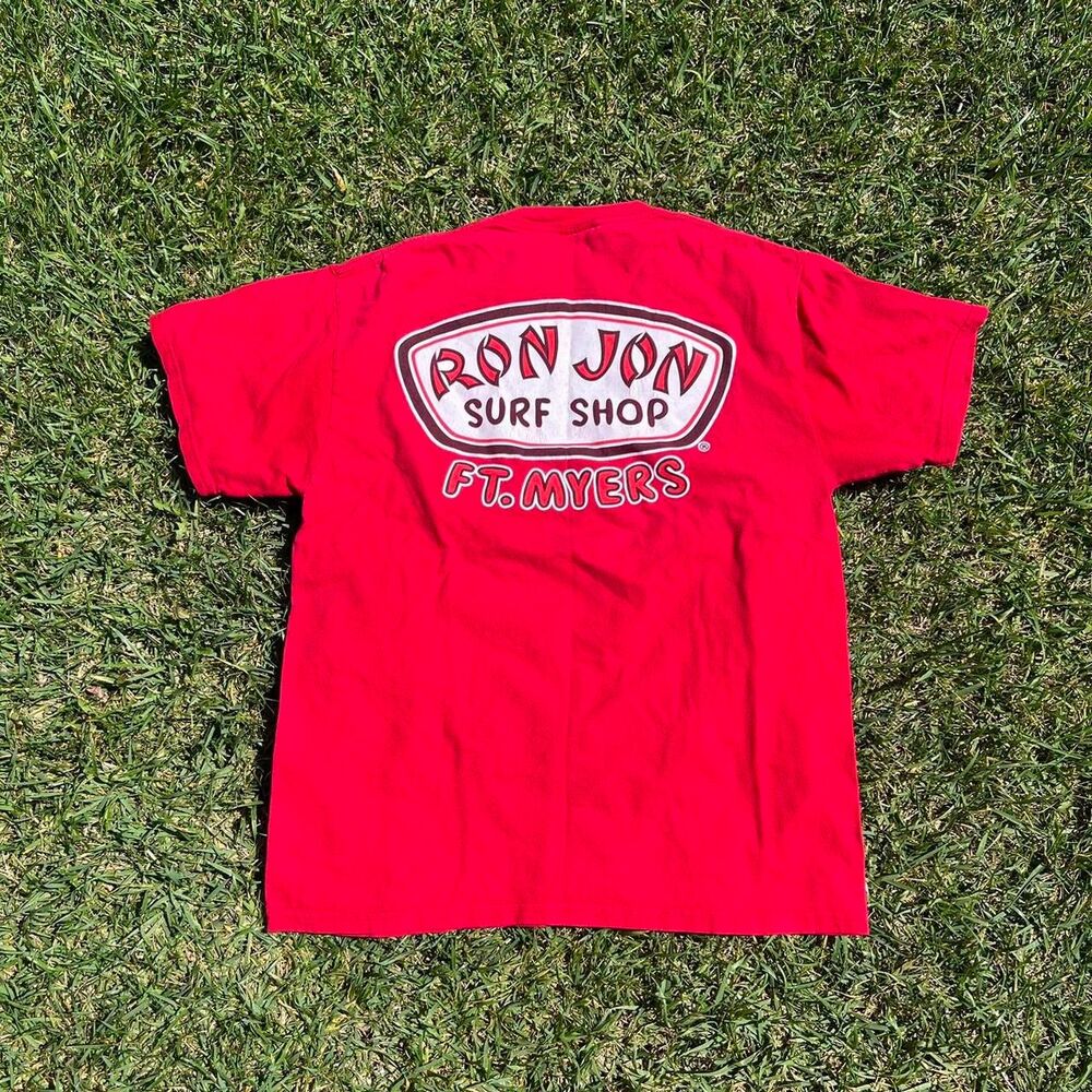 Ron Jon surf tee y2k fort myers mens size L large